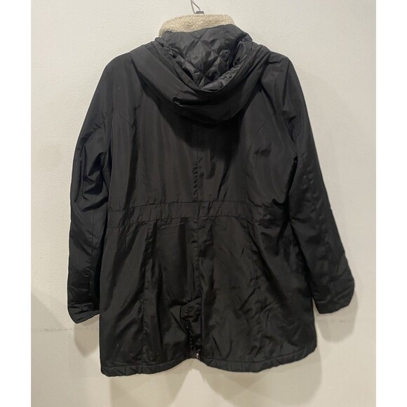 Ralph Lauren Women’s Hooded Jacket with Sherpa Zipper Attachment Size Large - Picture 11 of 11